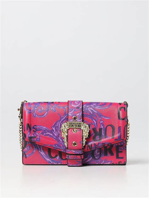 versace jeans tasche pink|farfetch versace jeans.